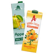 Appelsientje 100% sap*, Van de Boom of DubbelDrank